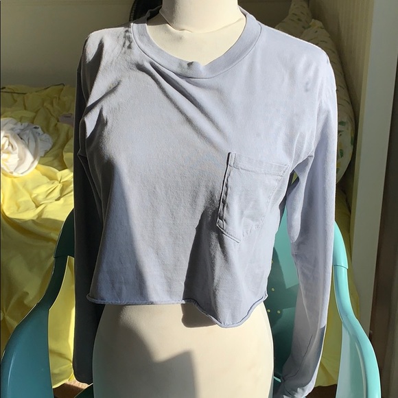 A long sleeve brandy top - Picture 2 of 2